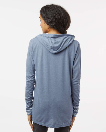 Women's Heathered Jersey Hooded Tunic