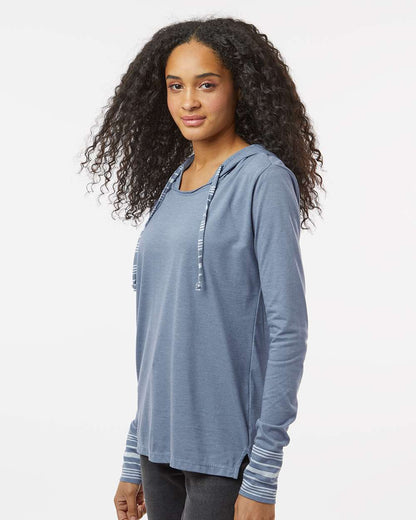 Women's Heathered Jersey Hooded Tunic