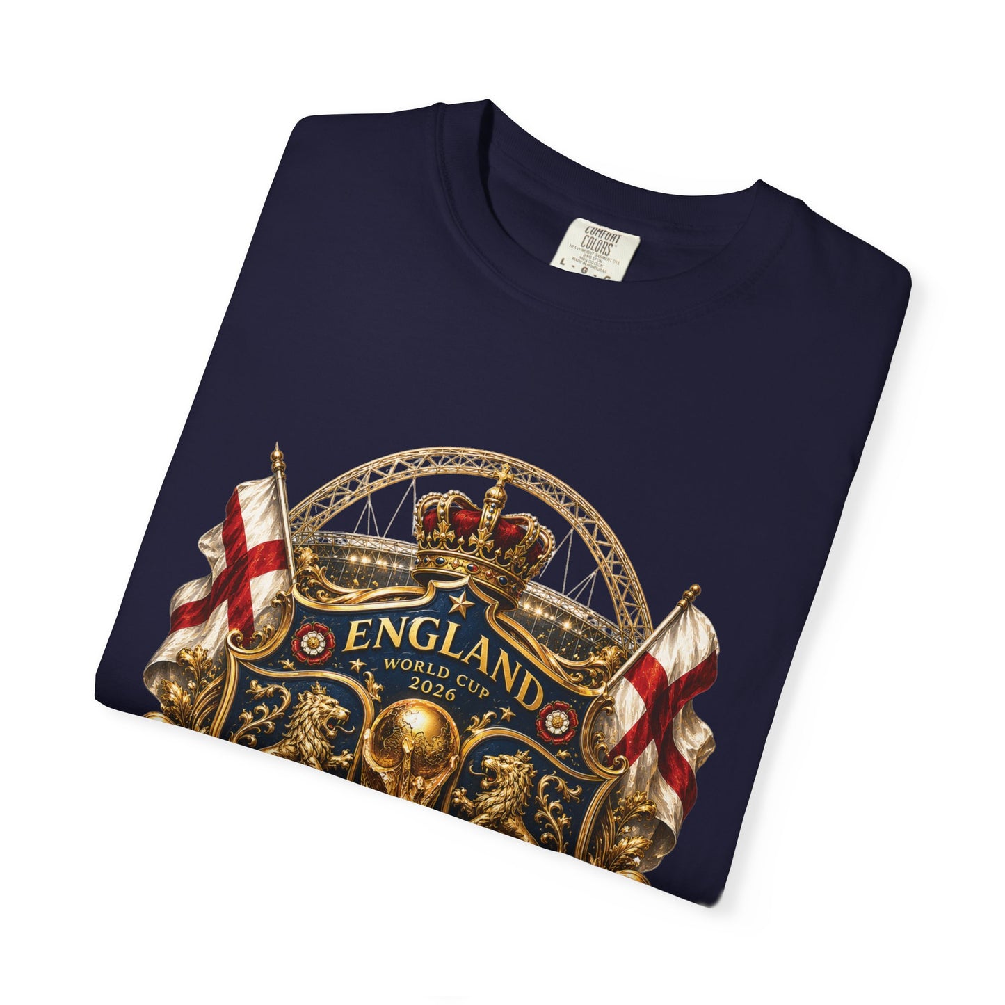 England Football 'Three Lions, One Dream' World Cup Shield | Premium Graphic Tee