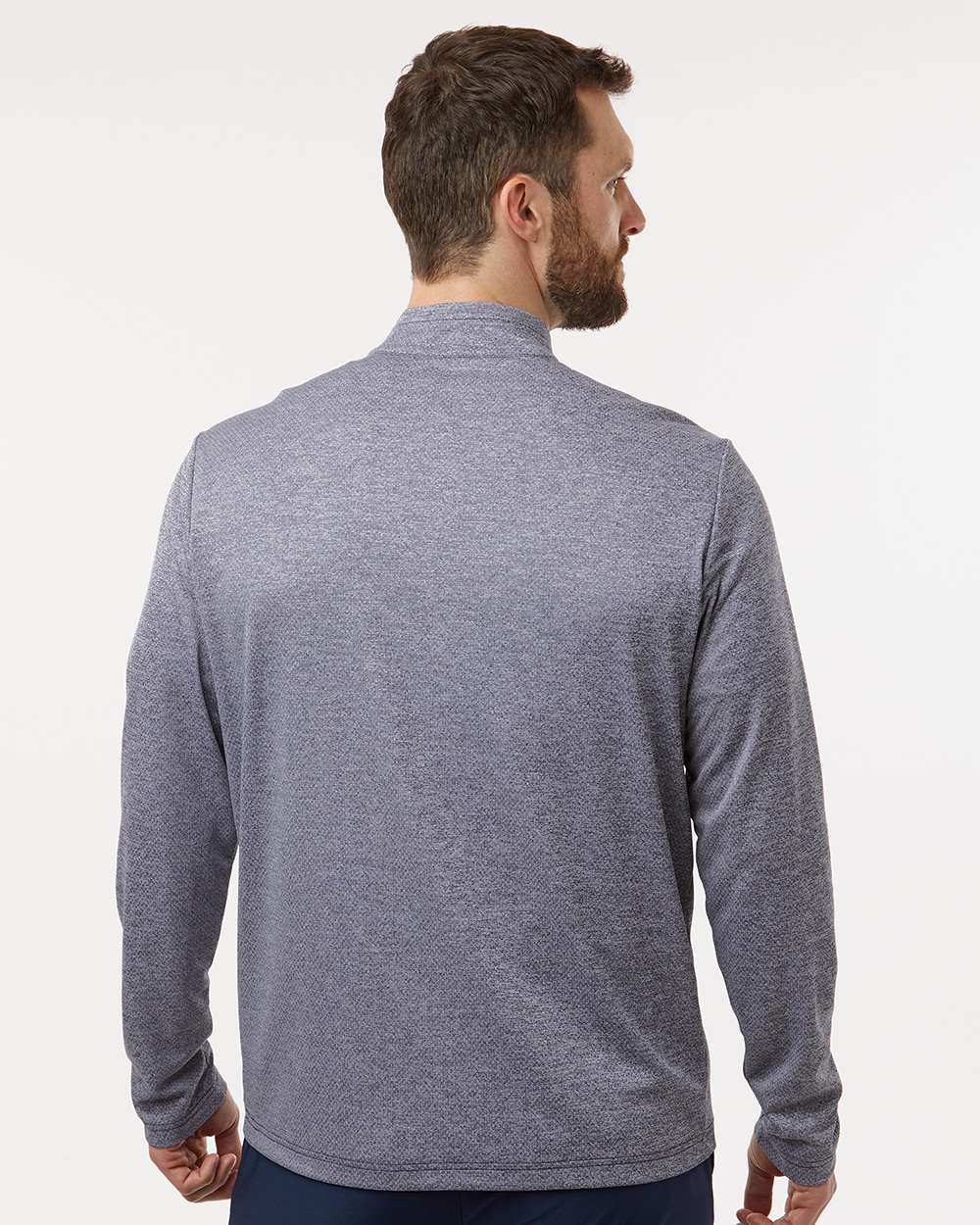 Men's Space Dyed Quarter-Zip Pullover