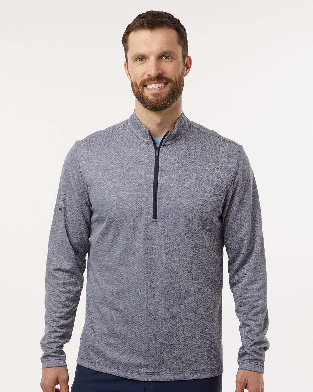 Men's Space Dyed Quarter-Zip Pullover