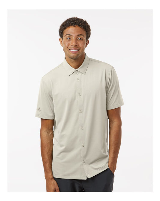 Men's Full Button Down Short Sleeve Shirt