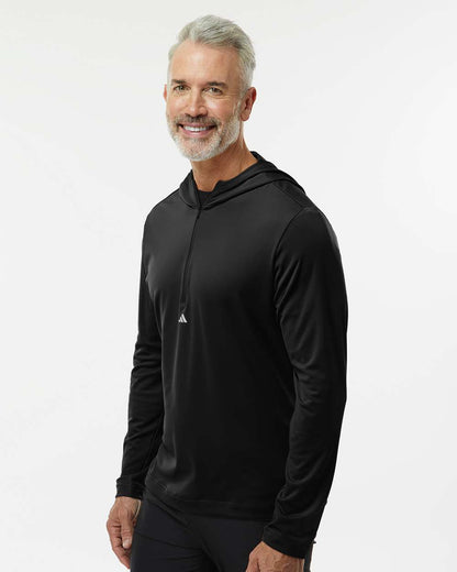 Men's Lightweight Quarter-Zip Hooded Pullover