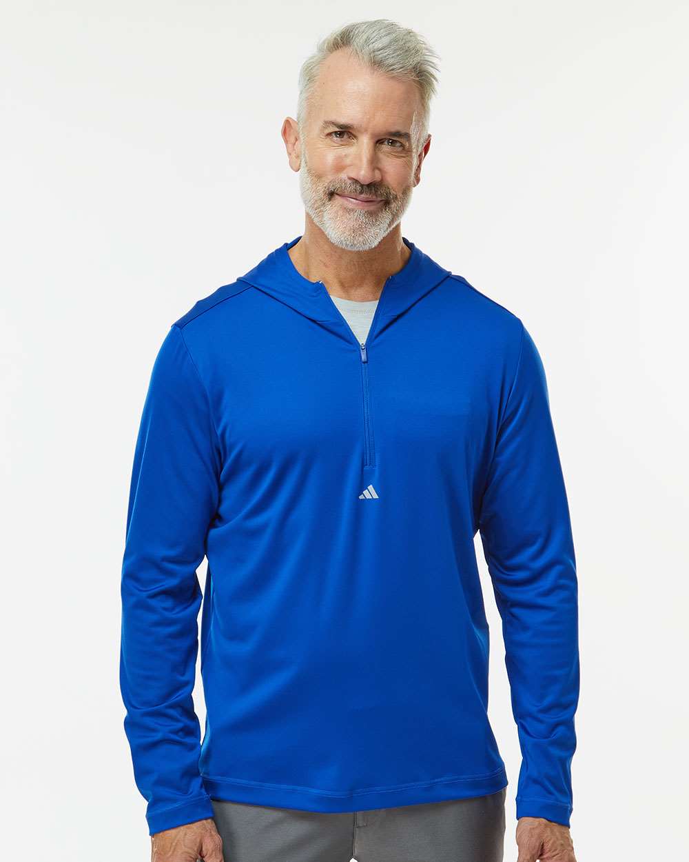 Men's Lightweight Quarter-Zip Hooded Pullover