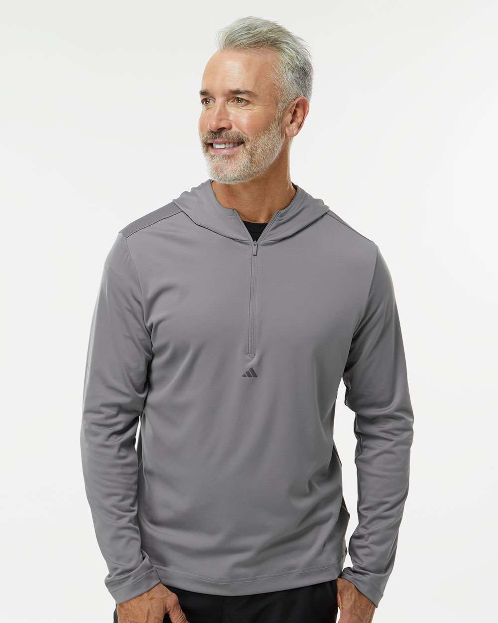 Men's Lightweight Quarter-Zip Hooded Pullover