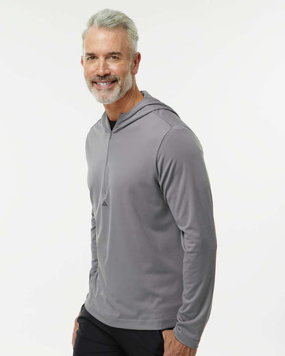 Men's Lightweight Quarter-Zip Hooded Pullover