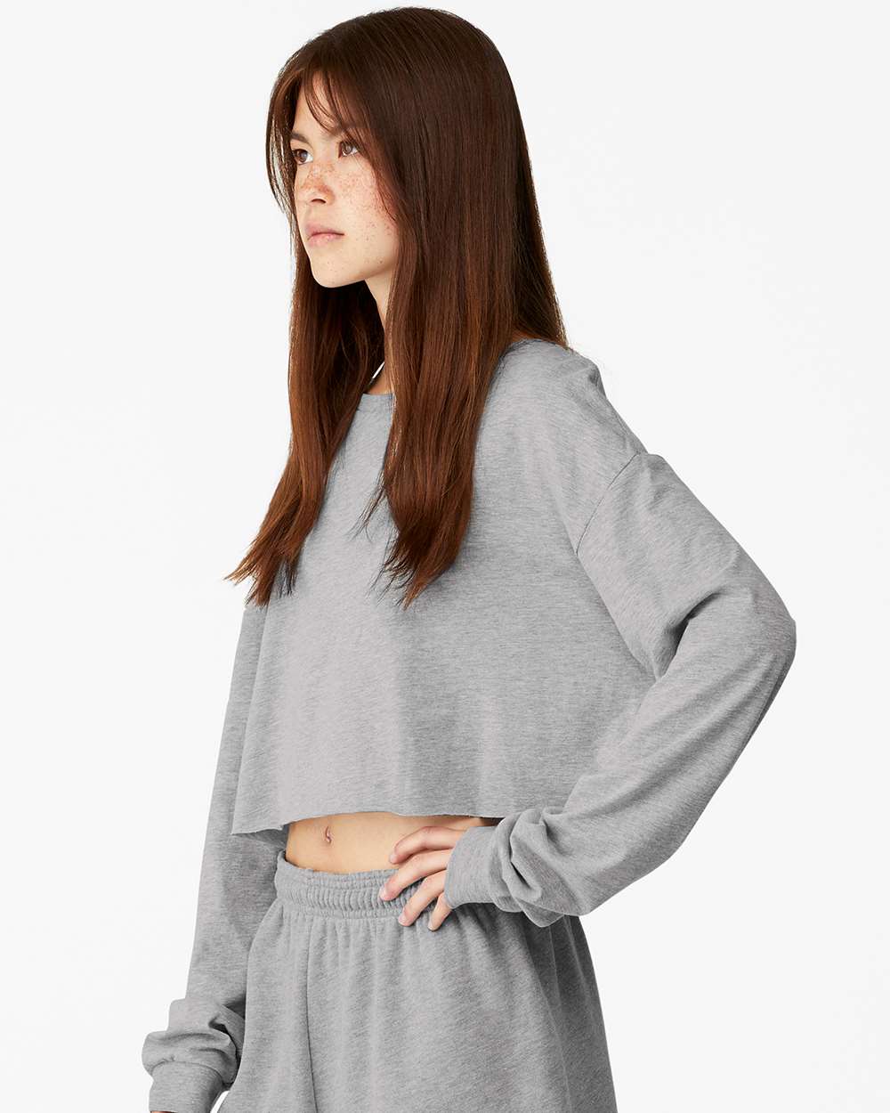 Women's FWD Fashion Crop Long Sleeve Tee