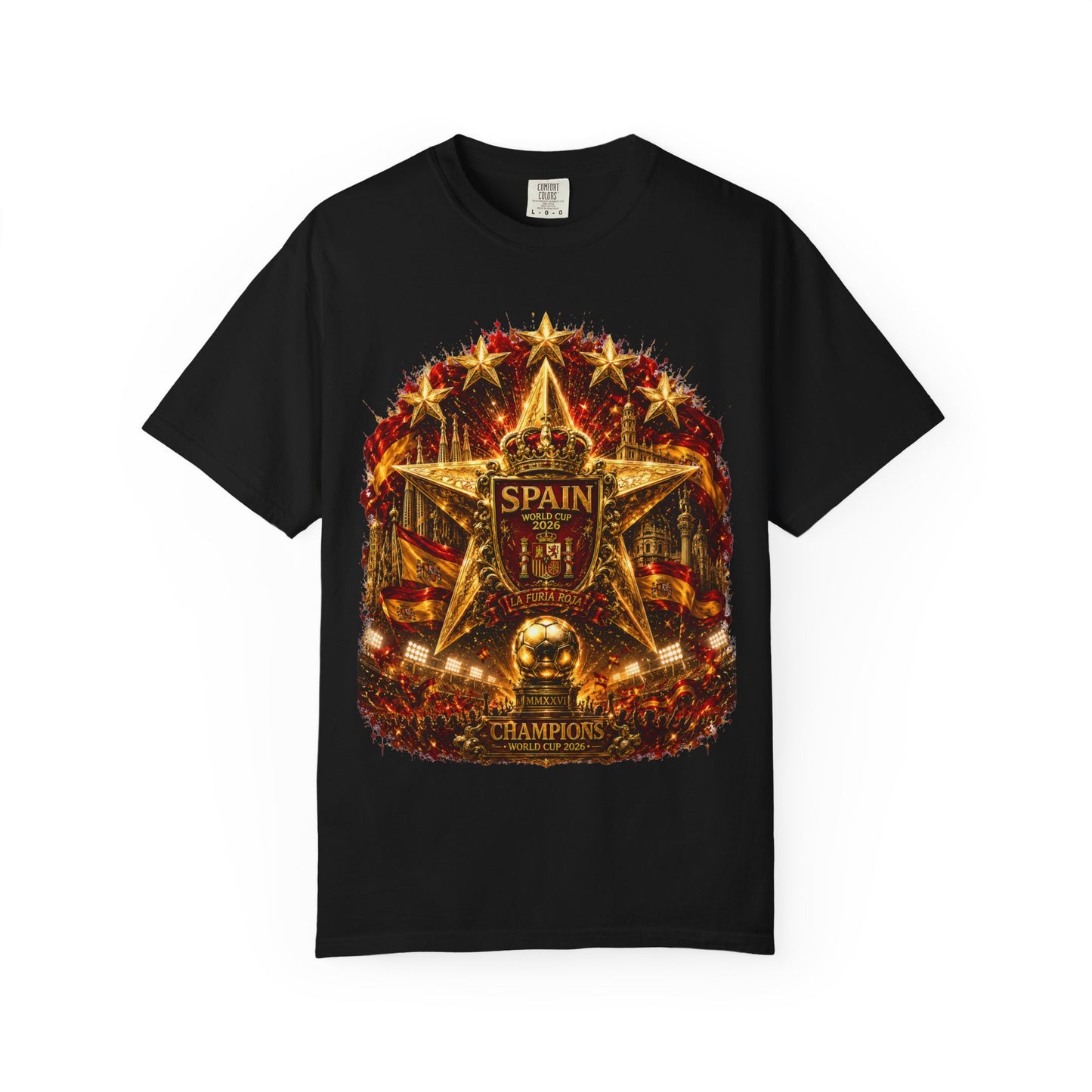 Spain Football World Cup 2026 'Estrella Sagrada' Epic Championship | Premium Graphic Tee