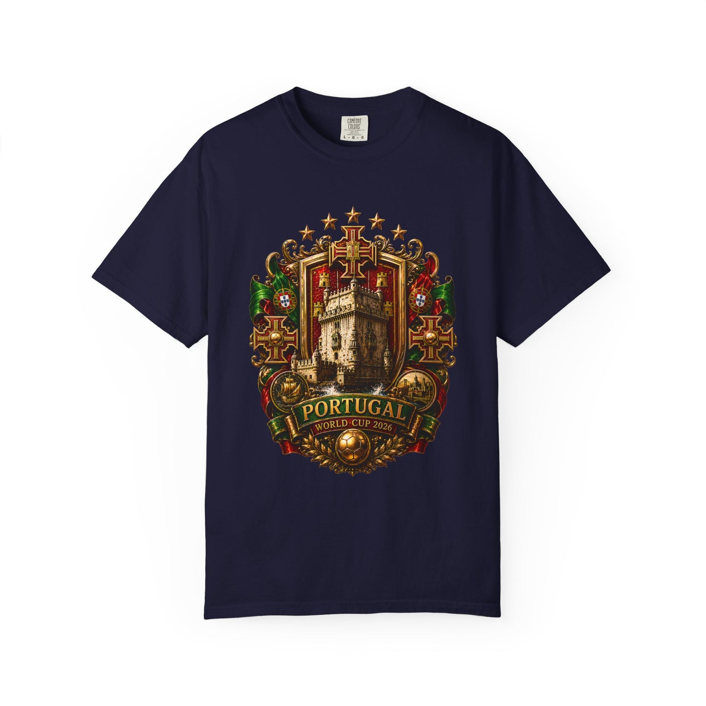 Portugal Football World Cup 2026 'Cidadela de Glória' Imperial Crest | Premium Graphic Tee