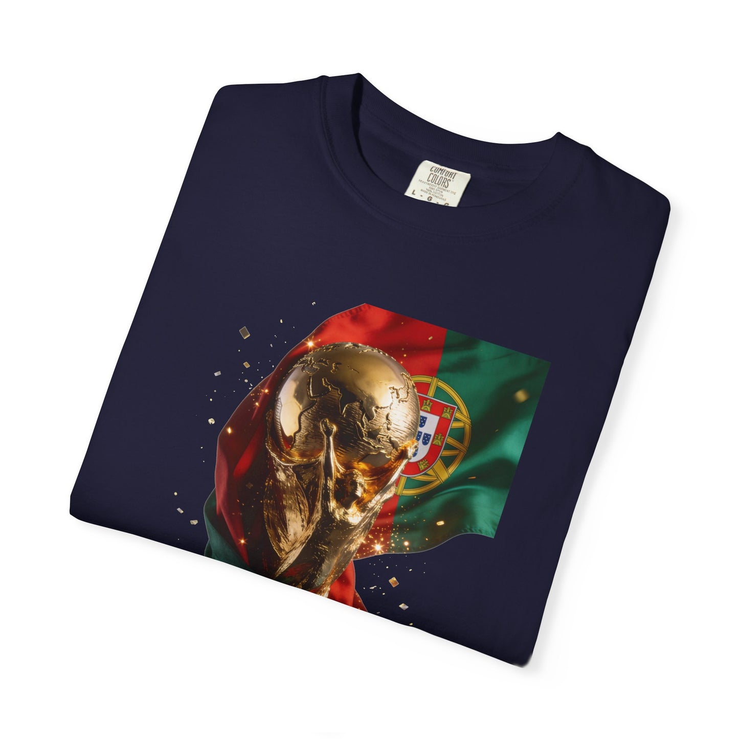 Portugal Football 'Taça de Glória' Wrapped Trophy Emblem | Premium Graphic Tee