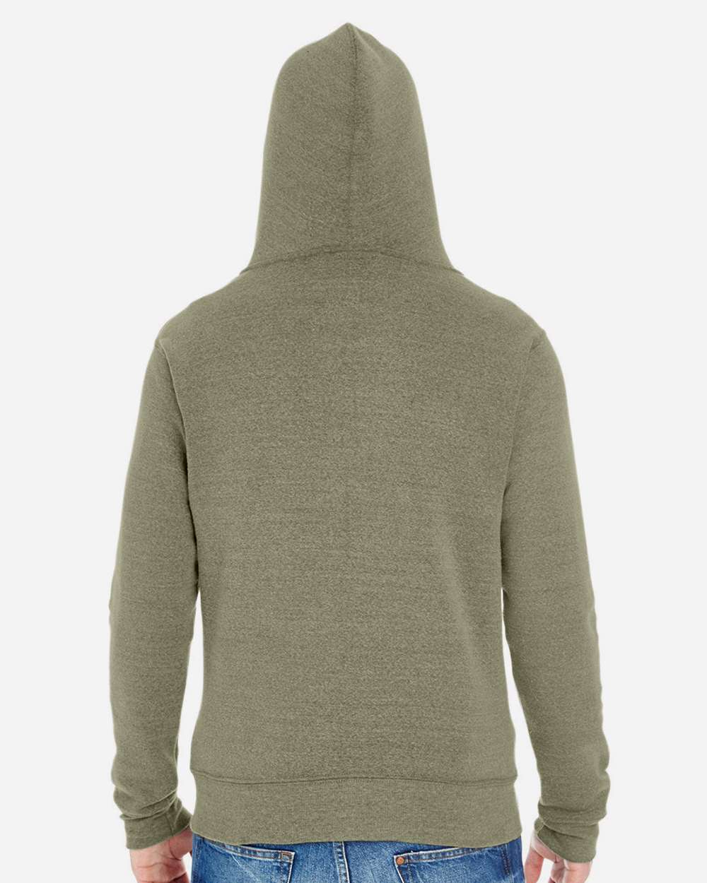 Men's Triblend Full-Zip Hooded Sweatshirt