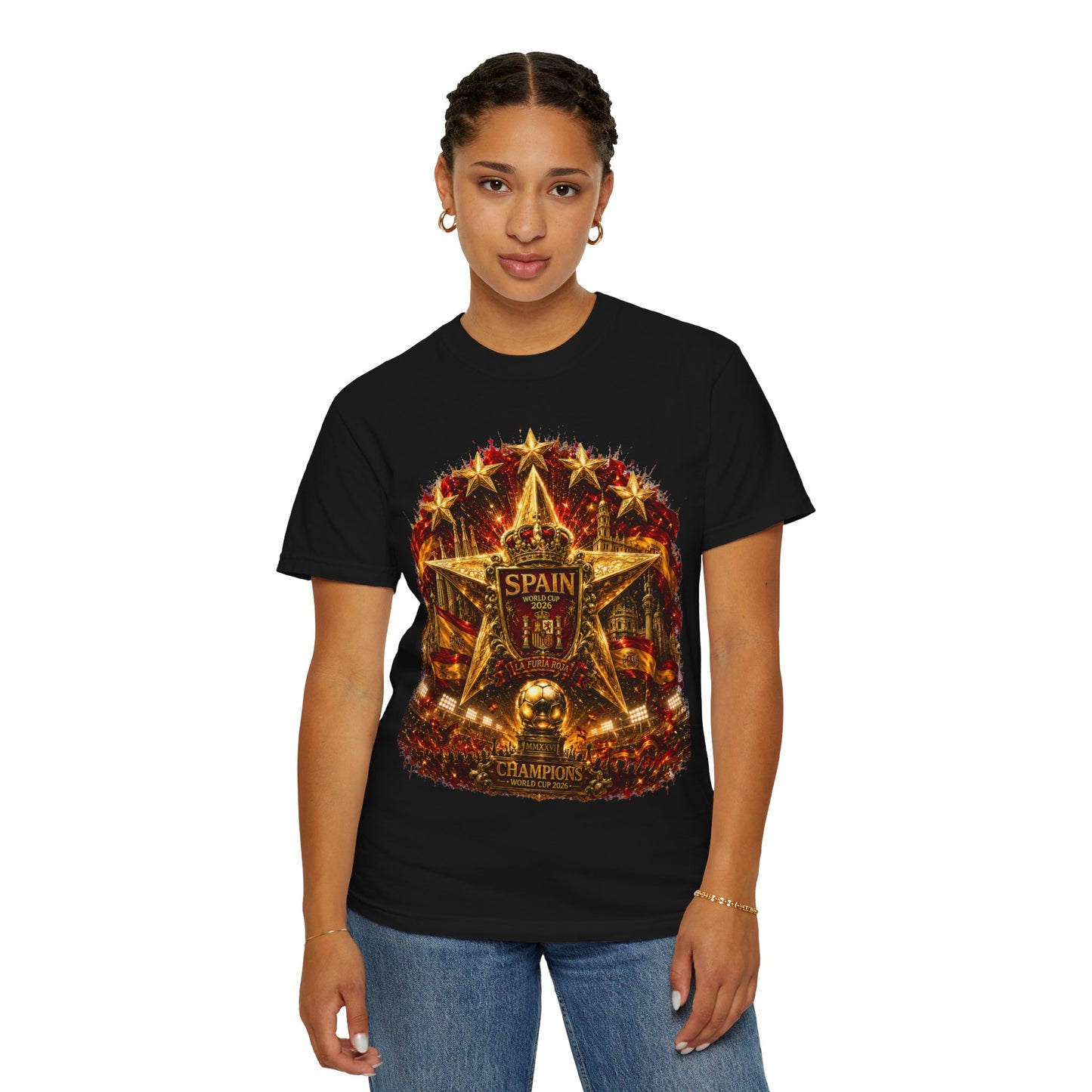 Spain Football World Cup 2026 'Estrella Sagrada' Epic Championship | Premium Graphic Tee
