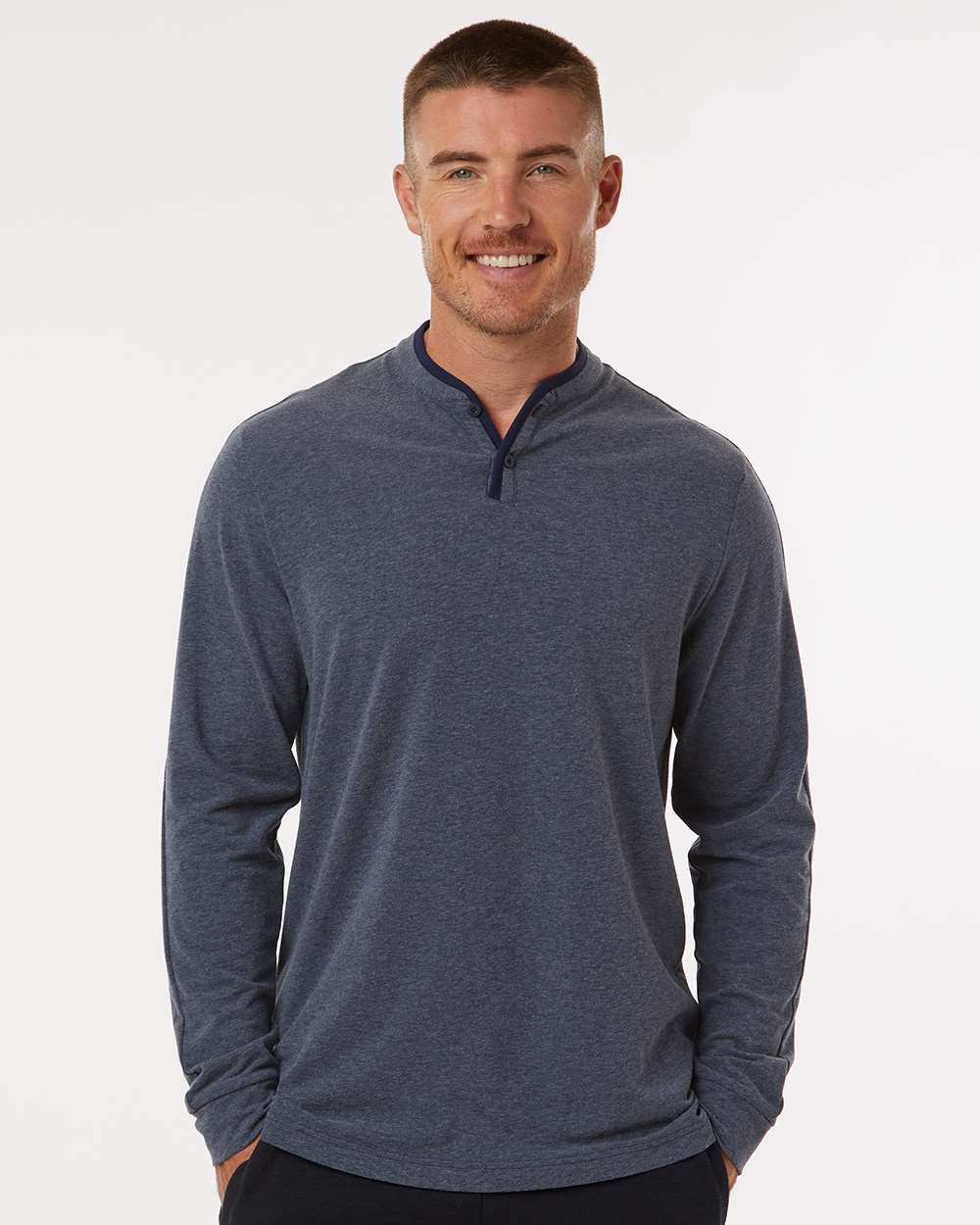 Men's Henley Long Sleeve T-Shirt