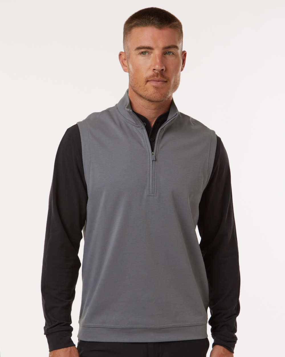 Men's Club Quarter-Zip Vest