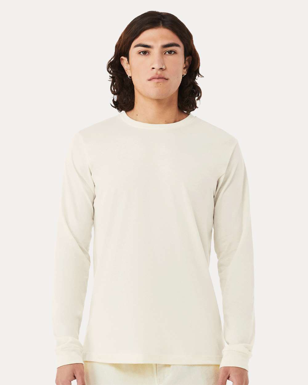 Heather CVC Long Sleeve Tee