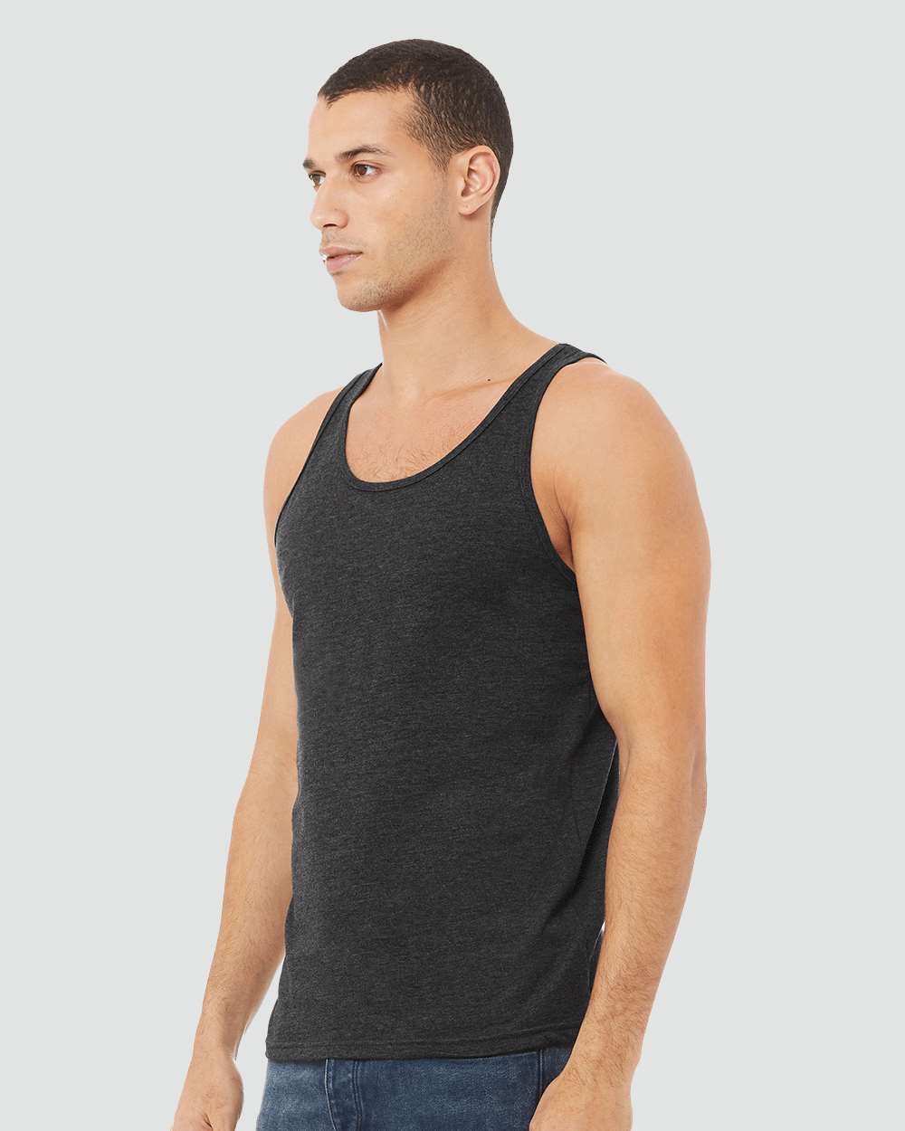 Unisex Heather CVC Tank