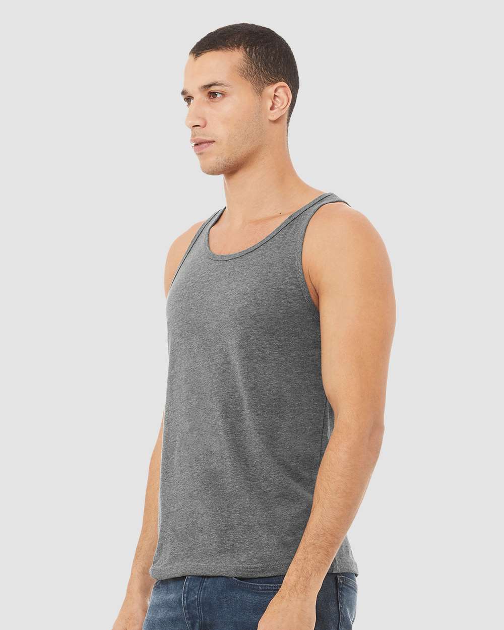 Unisex Heather CVC Tank