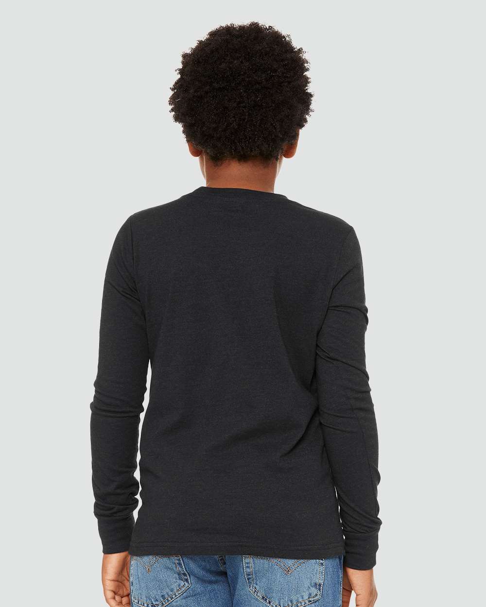 Youth Heather CVC Long Sleeve Tee