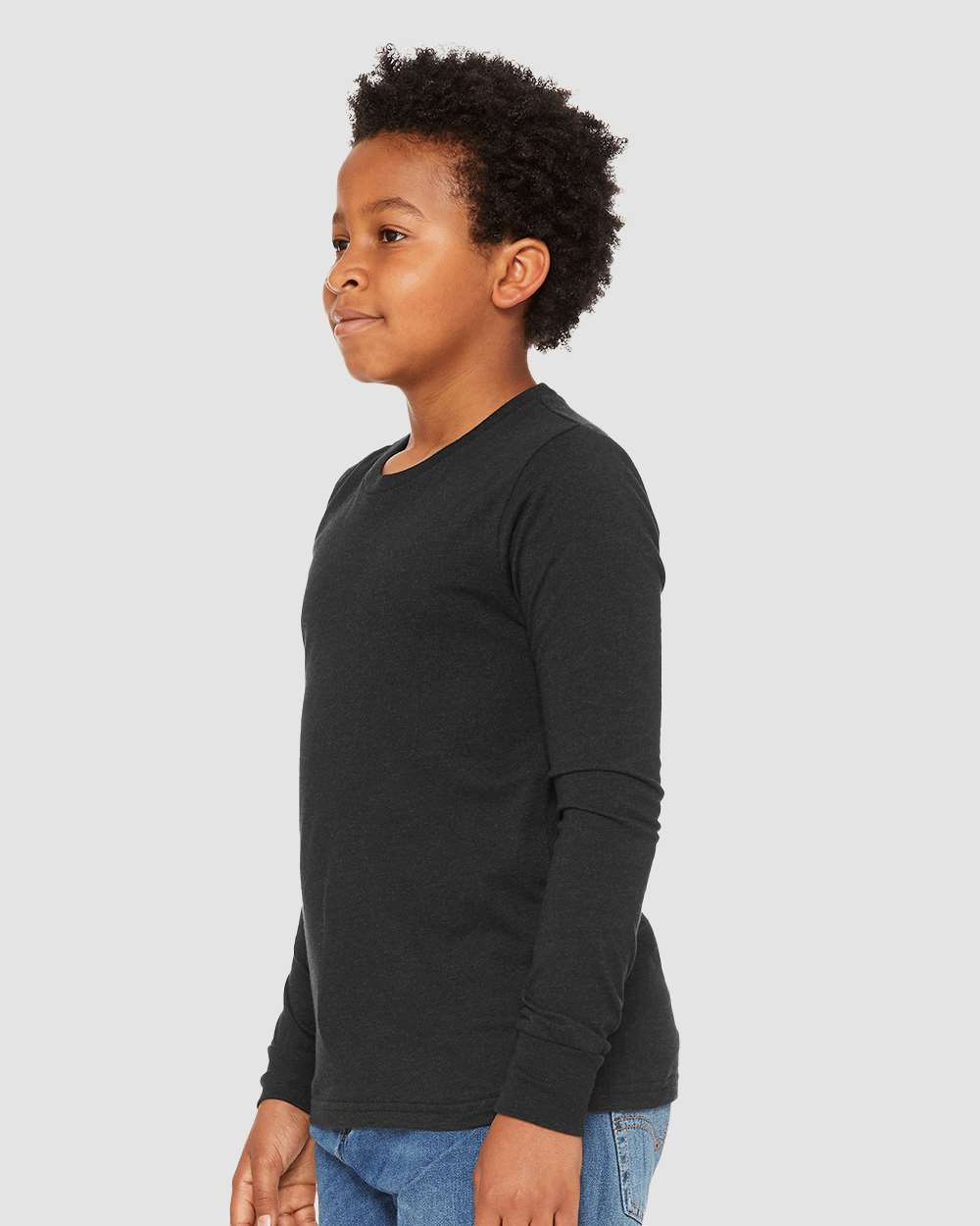 Youth Heather CVC Long Sleeve Tee