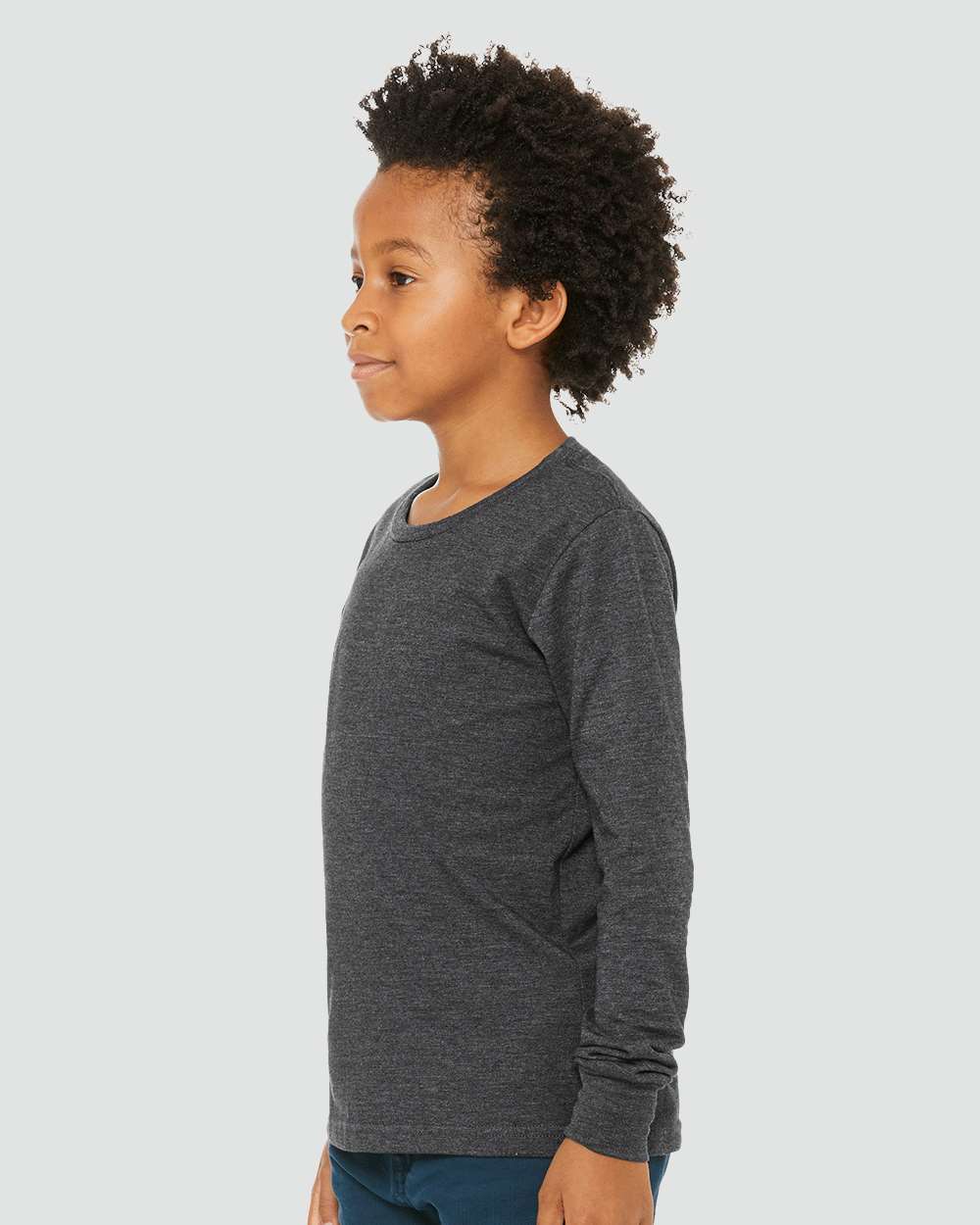 Youth Heather CVC Long Sleeve Tee