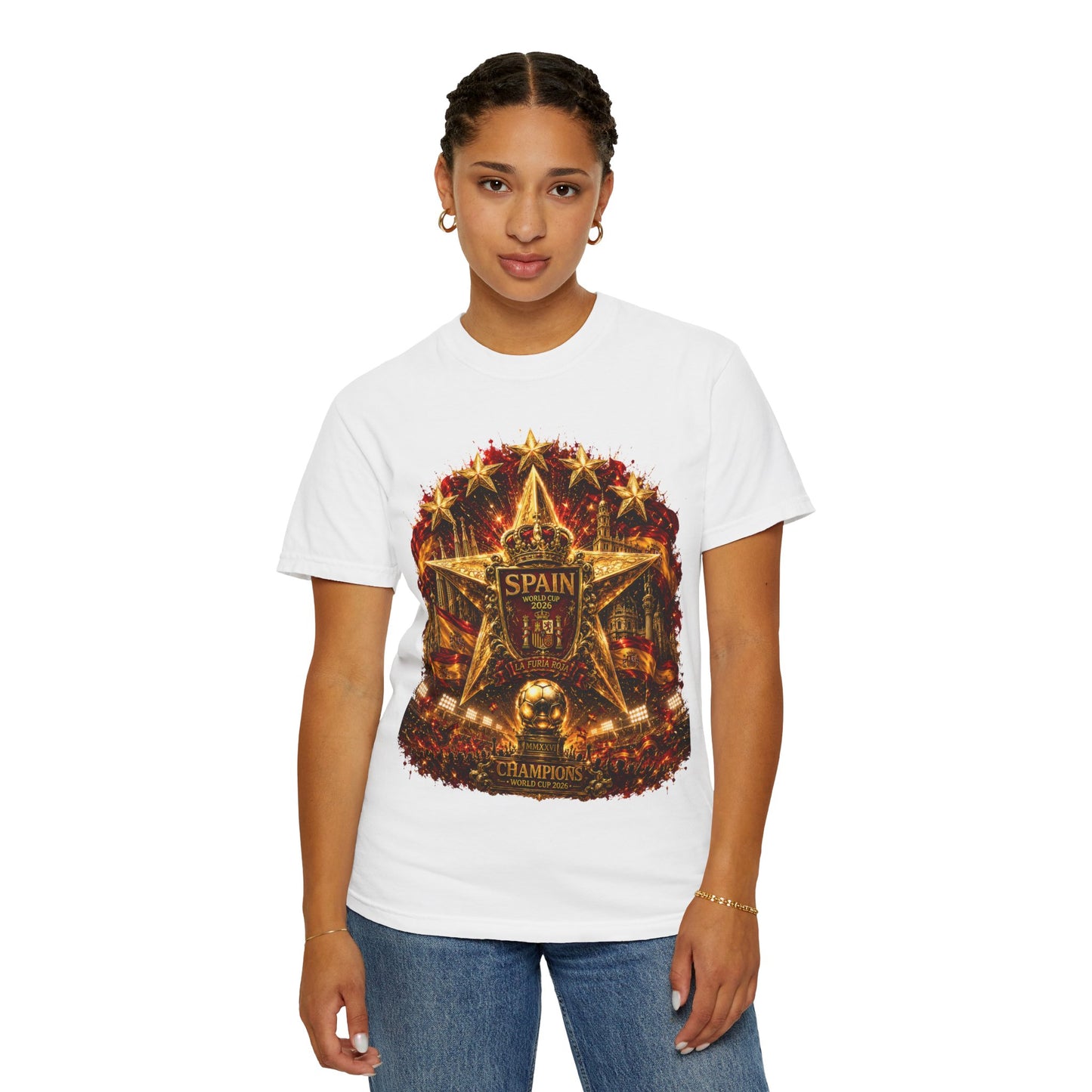Spain Football World Cup 2026 'Estrella Sagrada' Epic Championship | Premium Graphic Tee