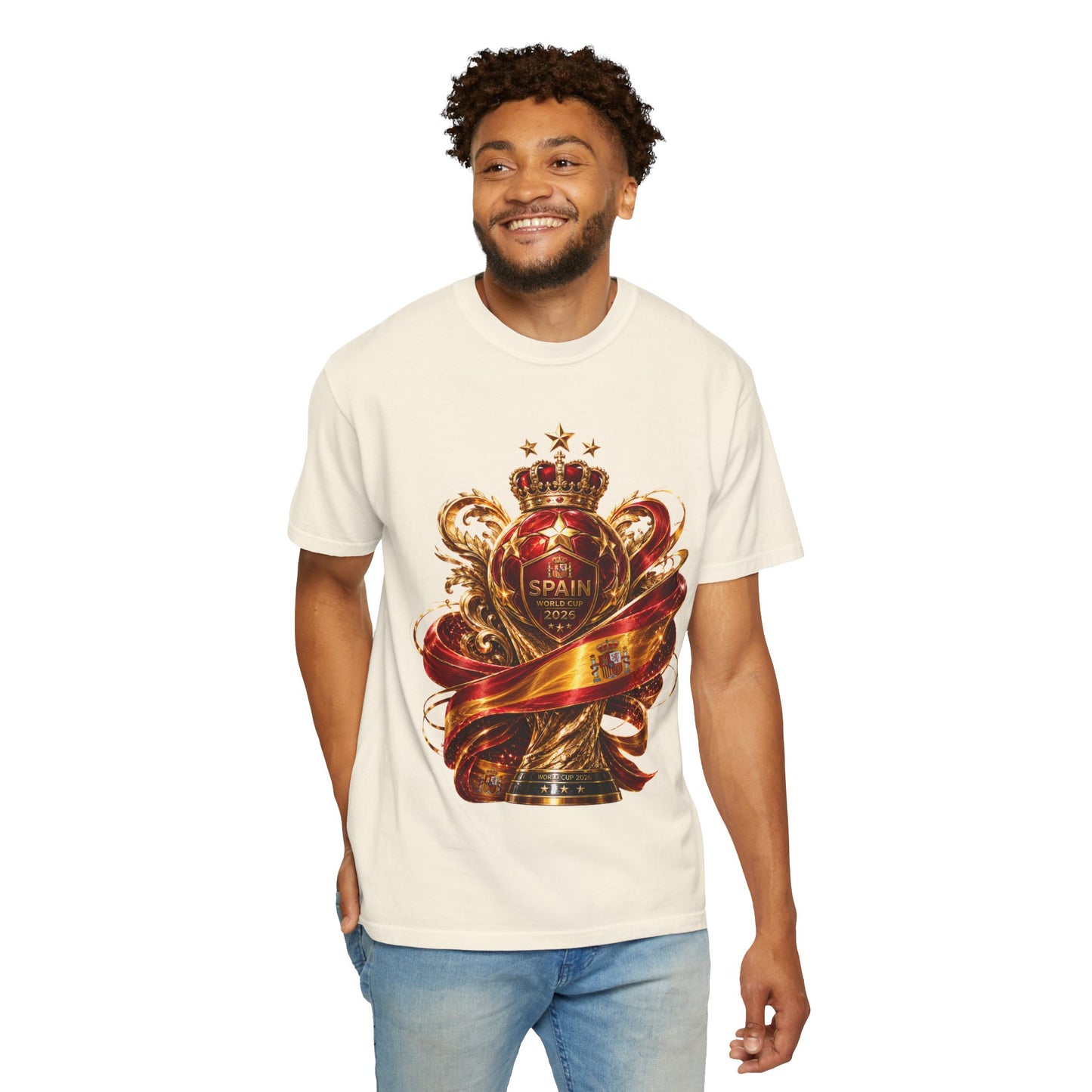Spain Football World Cup 2026 'Crowned Glory' Imperial Trophy | Premium Graphic Tee