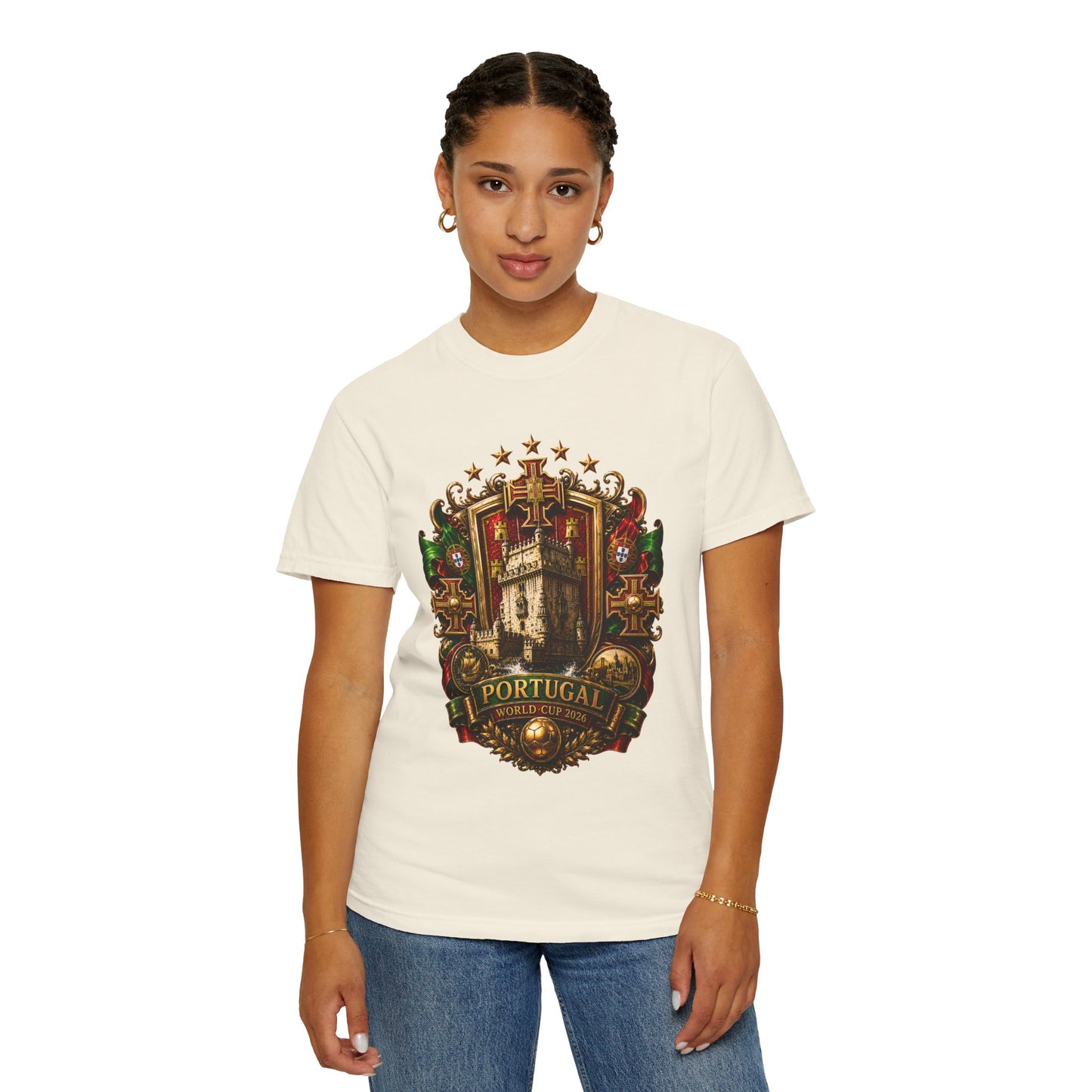 Portugal Football World Cup 2026 'Cidadela de Glória' Imperial Crest | Premium Graphic Tee