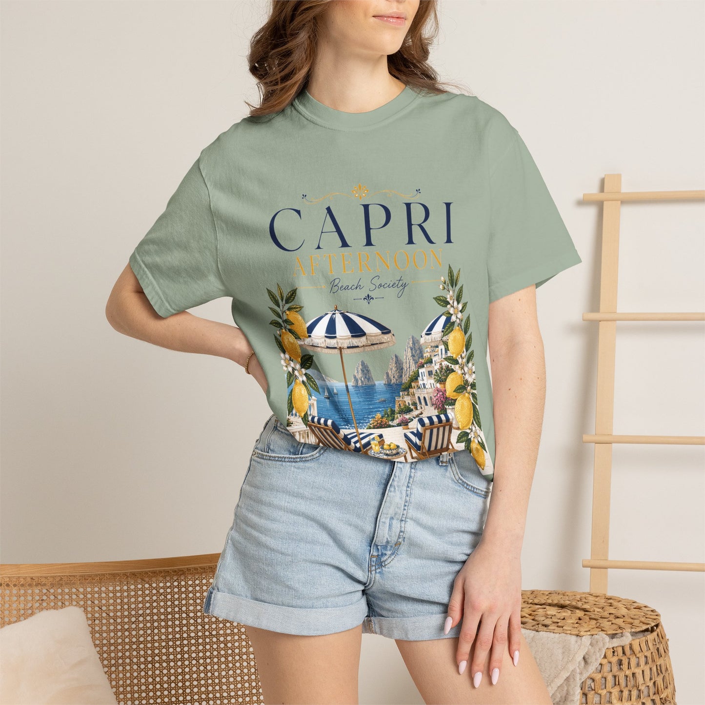 Capri Afternoon – Beach Society | Premium Graphic Tee