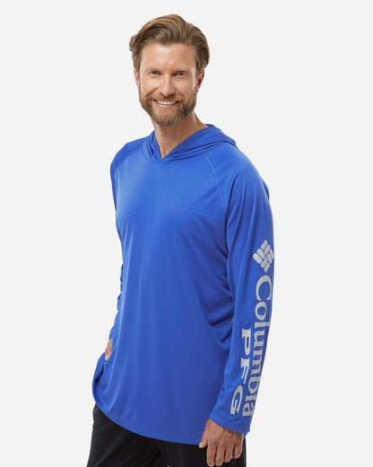 Men's PFG Terminal TackleÂ™ Hooded Long Sleeve T-Shirt