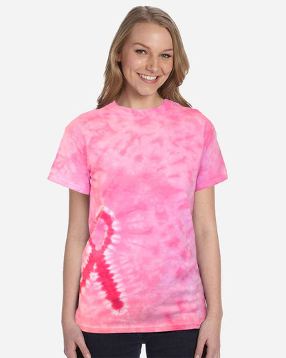 Unisex Shapes Tie-Dyed T-Shirt