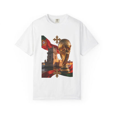 Portugal Football 'Torre de Belém' Majestic Trophy | Premium Graphic Tee