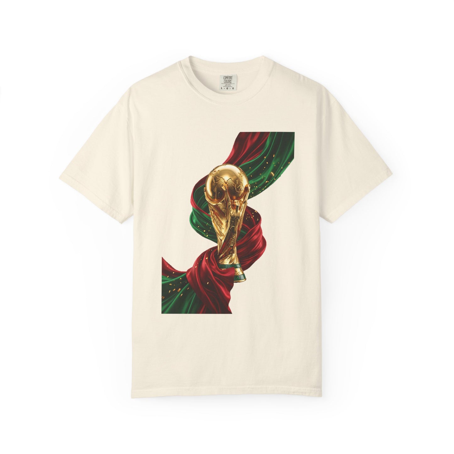 Portugal Football 'Onda de Glória' Dynamic Ribbon Trophy | Premium Graphic Tee