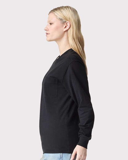 Unisex Super Heavyweight Long Sleeve Pocket Tee