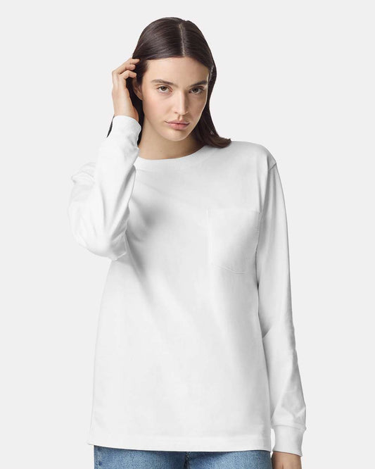 Unisex Super Heavyweight Long Sleeve Pocket Tee