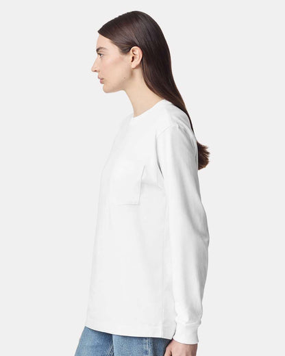 Unisex Super Heavyweight Long Sleeve Pocket Tee