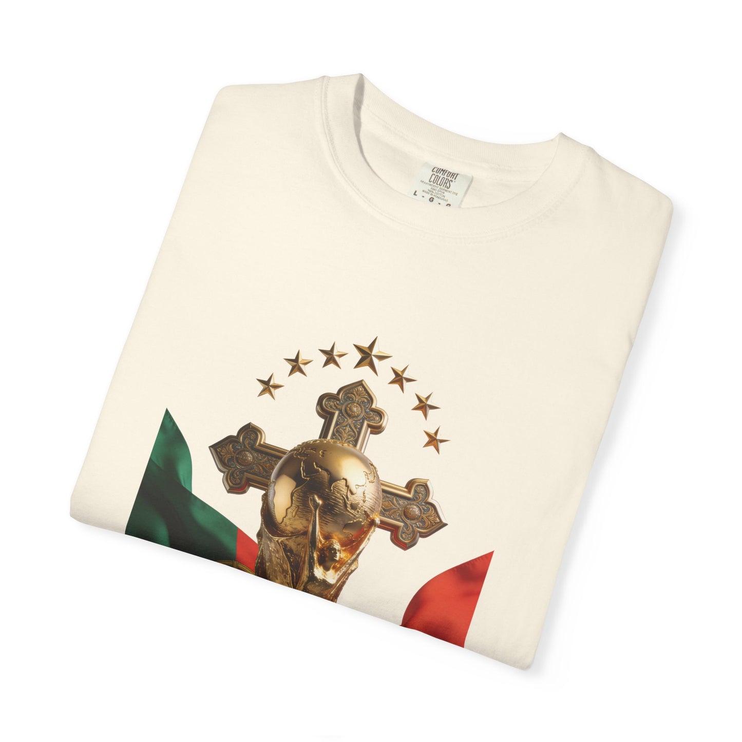 Portugal Football 'Cruz Sagrada' Majestic Trophy | Premium Graphic Tee