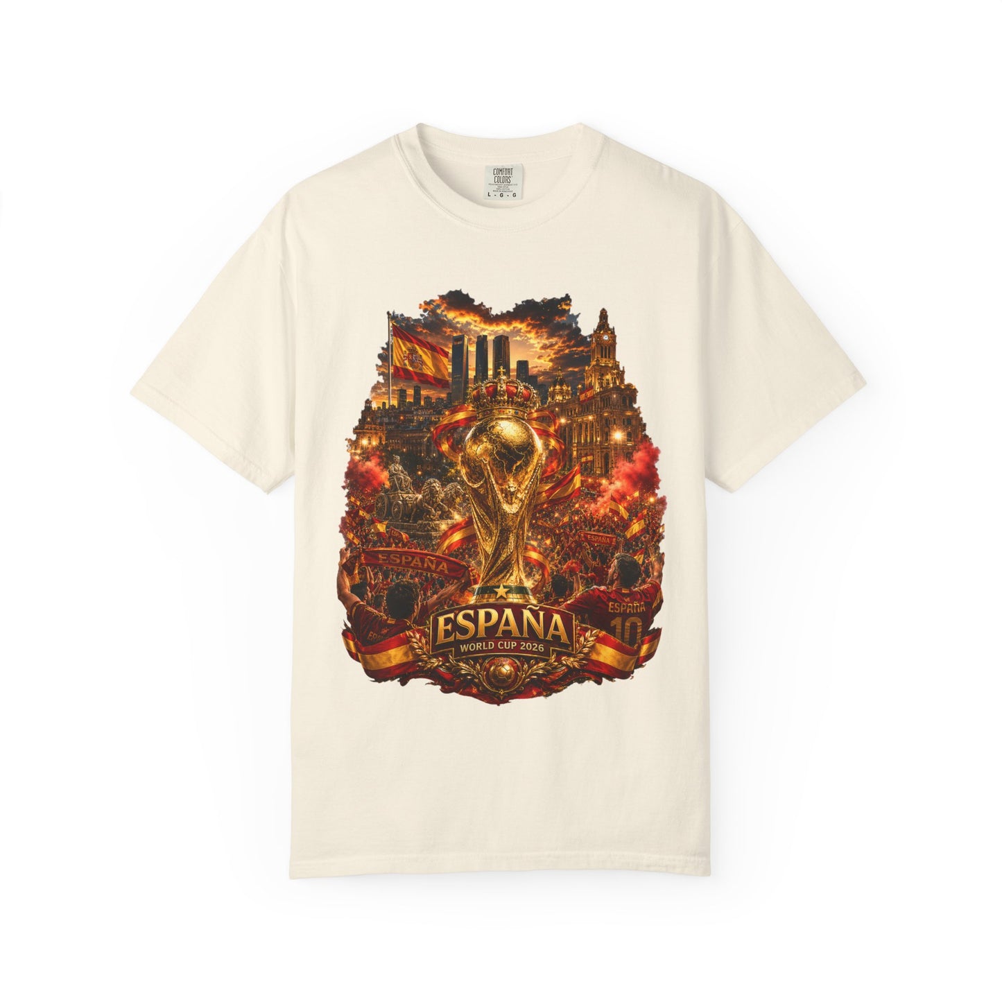 Spain Football World Cup 2026 'Triunfo de Cibeles' Ultimate Fan Celebration | Premium Graphic Tee