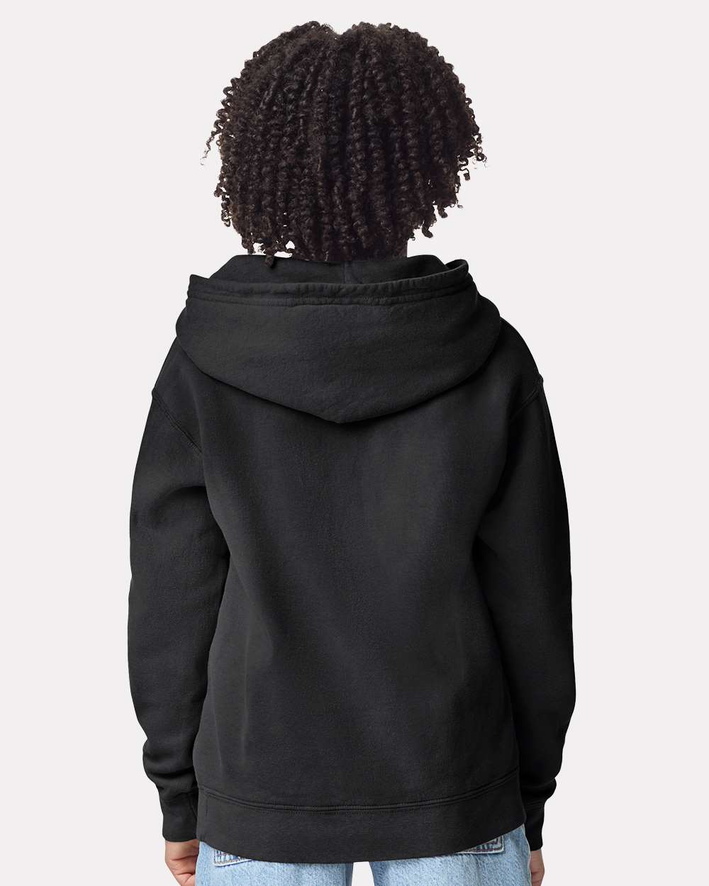 Youth Garment-Dyed Lightweight Fleece Hooded Sweatshirt