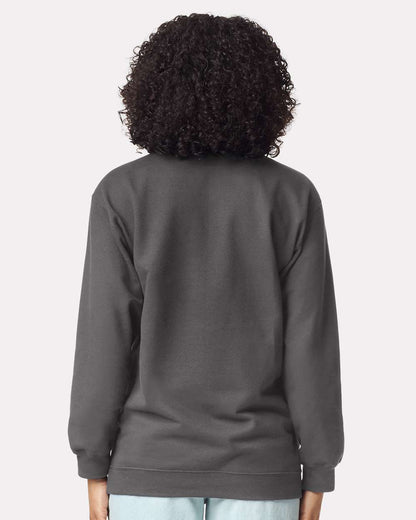 Unisex SoftstyleÂ® Midweight 1/4 Zip Sweatshirt