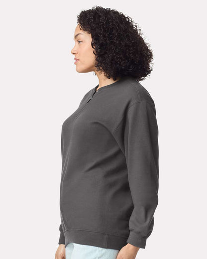 Unisex SoftstyleÂ® Midweight 1/4 Zip Sweatshirt