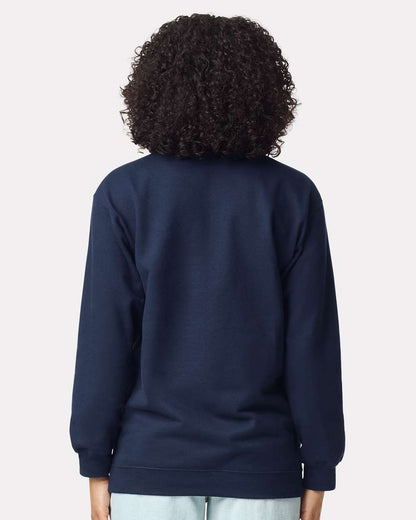 Unisex SoftstyleÂ® Midweight 1/4 Zip Sweatshirt