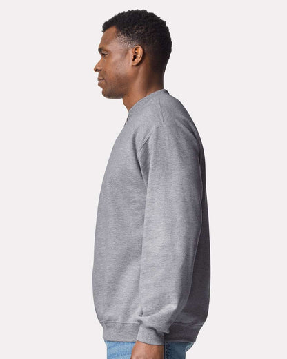 Unisex SoftstyleÂ® Midweight 1/4 Zip Sweatshirt