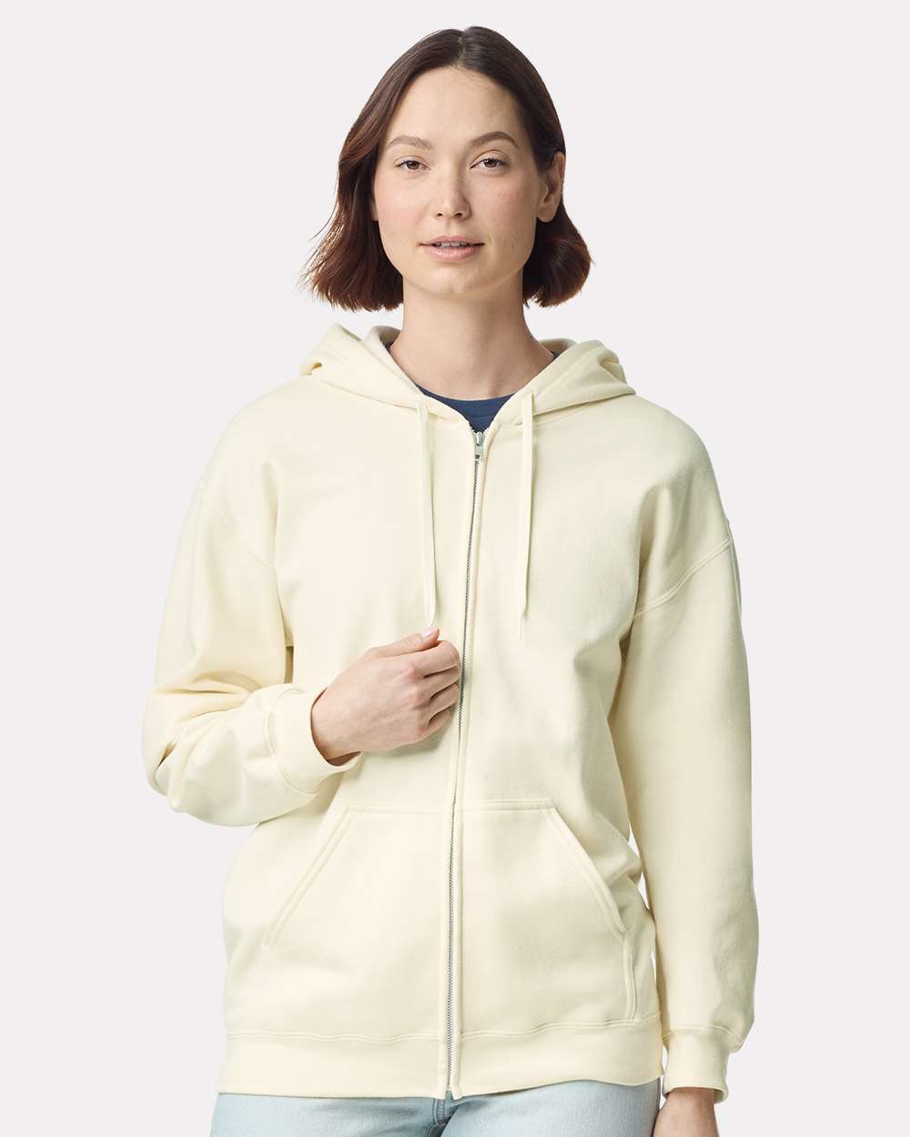 Unisex SoftstyleÂ® Full-Zip Hooded Sweatshirt