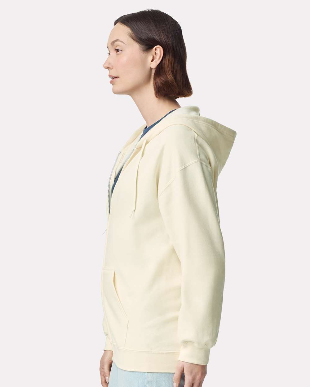 Unisex SoftstyleÂ® Full-Zip Hooded Sweatshirt