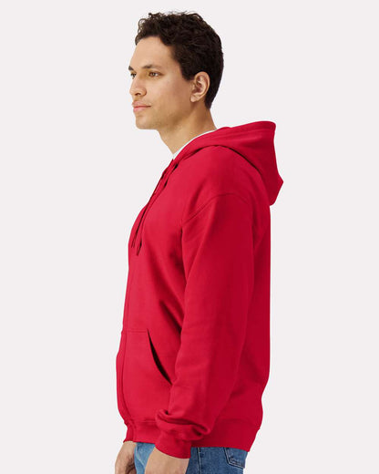 Unisex SoftstyleÂ® Full-Zip Hooded Sweatshirt