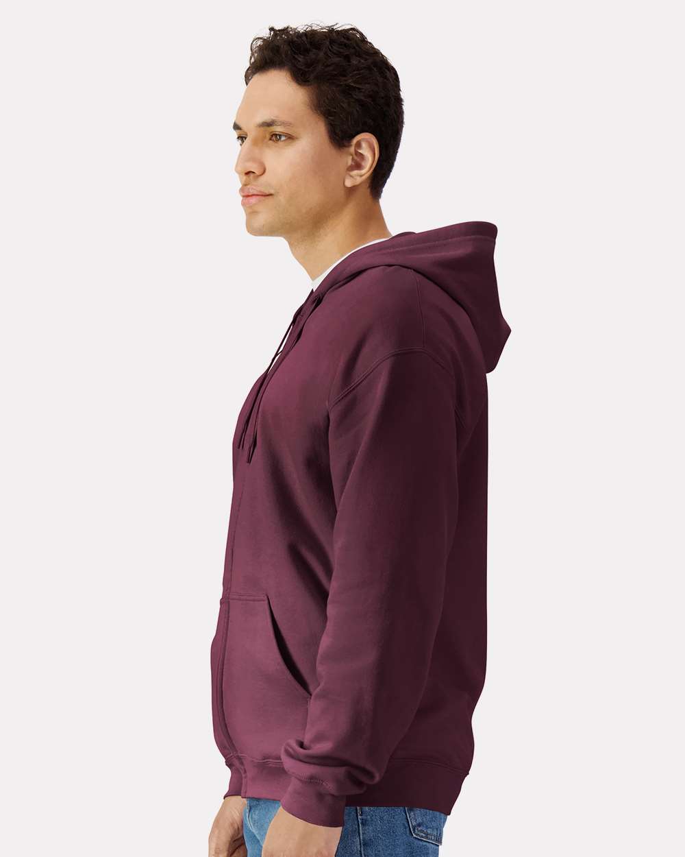 Unisex SoftstyleÂ® Full-Zip Hooded Sweatshirt