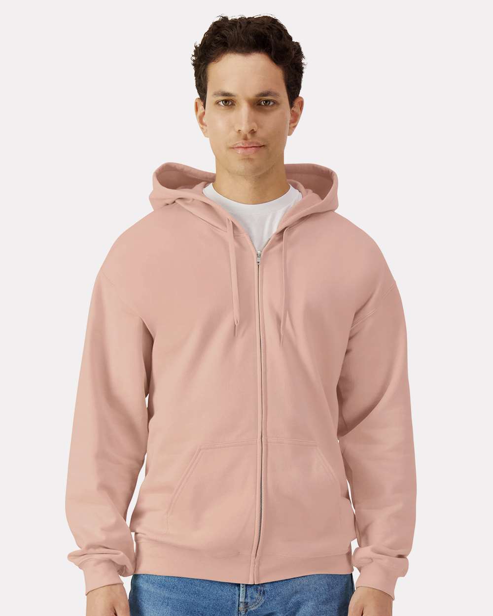 Unisex SoftstyleÂ® Full-Zip Hooded Sweatshirt