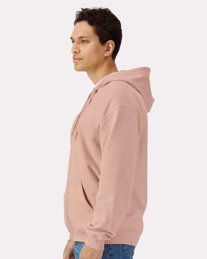 Unisex SoftstyleÂ® Full-Zip Hooded Sweatshirt