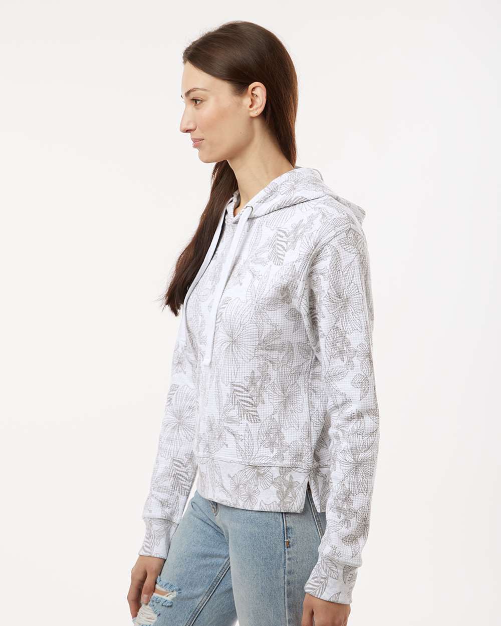 Women's Maddie Floral Print Hooded Sweatshirt