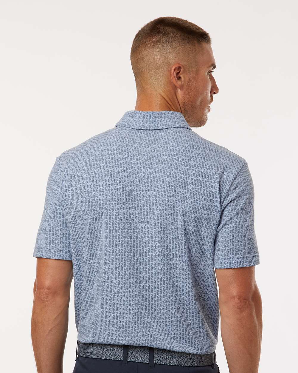 Men's Blended Printed Polo